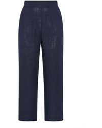 Yours Curve - Leinenhose Zum Überziehen Mit Weitem Bein46 - Lyst