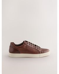 Next - Sneaker Aus Leder - Lyst