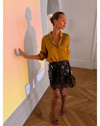 Never Fully Dressed - Sequin Mini Maeva Skirt - Lyst