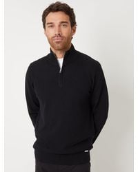 Threadbare - Mini Cable Knit Quarter Zip Jumper - Lyst
