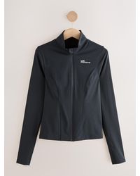Self - Long Sculpting Zip Through Jacket - Lyst