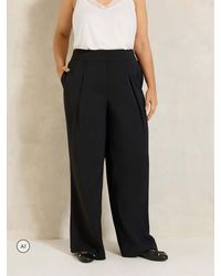 Evans - Pleated Front Trousers - Lyst