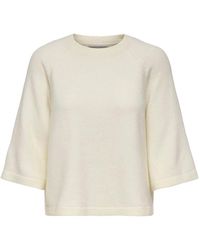 ONLY - 3/4 Sleeve Jumper - Lyst