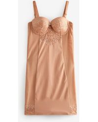 Next - Figurformendes Unterkleid Aus Spitze Mit Körbchen - Lyst