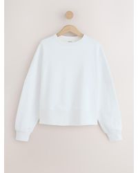 Next - Crew Neck Washed Sweatshirt - Lyst