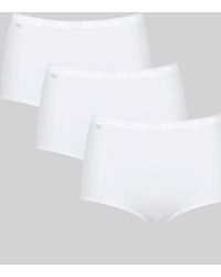 Sloggi - High Waist Basic+ Maxi Knickers 3 Pack - Lyst