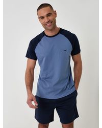 Threadbare - Raglan Short Sleeve Top & Shorts Lounge Set - Lyst