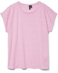 Vero Moda - Soft Touch Short Sleeve T-Shirt - Lyst