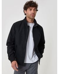 Threadbare - Showerproof Microfibre Harrington Jacket - Lyst