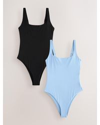 Next - Square Neck Swimsuit 2 Pack - Lyst