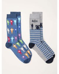 FatFace - Fatface Beatles 2 Pack Marl Socks - Lyst
