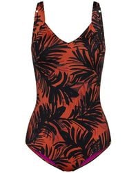 Triumph - Summer Palm Padded & Non-Wired Swimsuit - Lyst