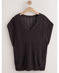 Next - Chocolate Crochet Tank Cover-Up - Lyst