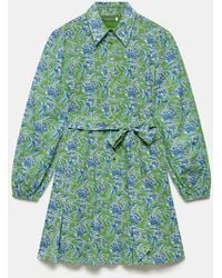 Mint Velvet - Floral Print 100% Cotton Mini Dress - Lyst