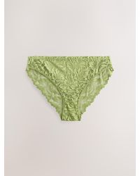Next - High Leg Ultimate Comfort Lace Knickers 2 Pack - Lyst