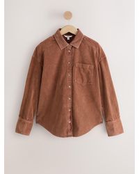 Next - Washed Corduroy Shirt - Lyst