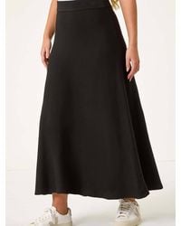 Roman - Petite Stretch Knitted Midi Skirt - Lyst