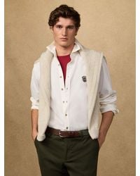 Hackett - Heritage Twill Badge Logo Shirt - Lyst