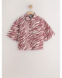 Next - N. Premium 100% Linen Boxy Short Sleeve Shirt - Lyst