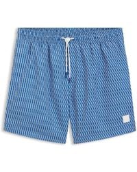 BOSS - Vibe Printed Swim Shorts - Lyst