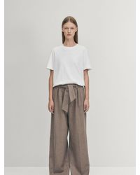 Alohas - Abbie Taupe Trousers - Lyst