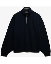 Superdry - Monogram Half Zip Sweat Top - Lyst