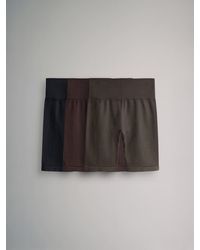The Set - 3 Pack Active Ribbed Cycle Short - Lyst
