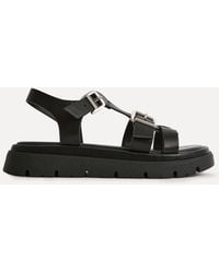 Linzi - Portrait Two Strap Flatform Sandals - Lyst