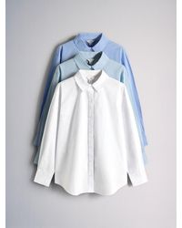 The Set - 3 Pack Regular Fit Cotton Oxford Shirts - Lyst