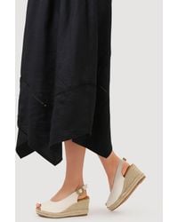 Pavers - Buckle Fastening Wedge Espadrilles - Lyst