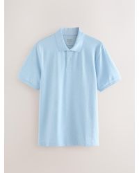 Next - Regular Fit Short Sleeve Pique Polo Shirt - Lyst