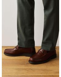 Next - Leather Snaffle Loafers - Lyst