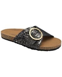 Dunlop - Leather Footbed Mules - Lyst