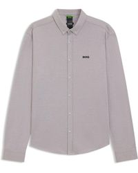 BOSS - Motion Regular-Fit Long Sleeve Shirt - Lyst