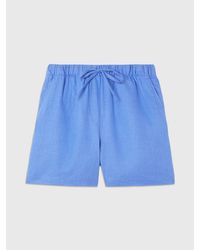 Whistles - Linen Elasticated Shorts - Lyst