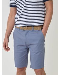 Threadbare - Belted Chino Shorts - Lyst