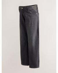 Next - Washed Maternity Barrel Leg Denim Jeans - Lyst