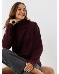 Threadbare - Oversized Roll Neck Jumper - Lyst