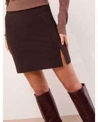 Lipsy - Split Side Mini Skirt - Lyst