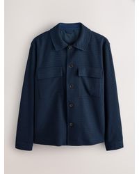 Next - Smart Textured Twin Pocket Shacket - Lyst