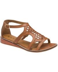 Ravel - Leather Wedge Sandals - Lyst