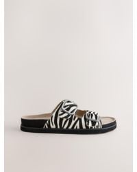 Next - Forever Comfort Double Strap Footbed Sandals - Lyst