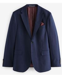 Next - Slim Fit Signature Tollegno Italian Wool Textured Suit Jacket - Lyst