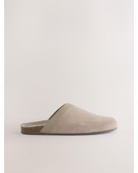 Next - Forever Comfort Leather Clean Footbed Clogs - Lyst