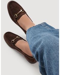 Jones Bootmaker - Jones Bootmaker Wide Fit Lex Suede Leather Loafers - Lyst