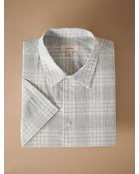 Next - Regular Fit Short Sleeve Seersucker Shirt - Lyst