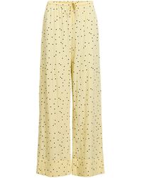 Object - Polka Dot Wide Leg Trousers - Lyst