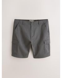 Next - Stretch Cotton Rich Cargo Shorts - Lyst