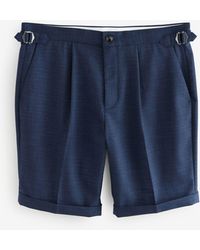 Next - Slim Fit Textured Side Adjuster Shorts - Lyst