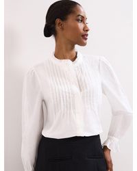 Phase Eight - Laurie Cotton Blouse - Lyst